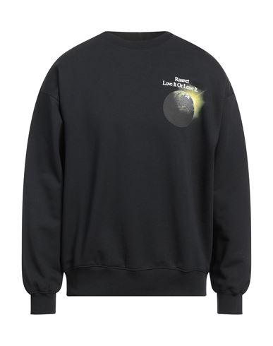 Rassvet Man Sweatshirt Black Size L Organic cotton