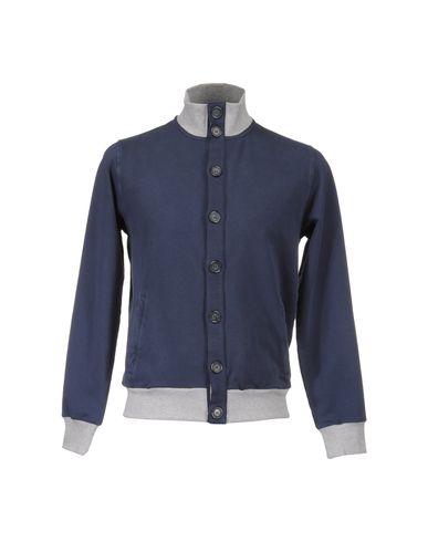 Rossopuro Man Sweatshirt Slate blue Size 1 Cotton, Elastane