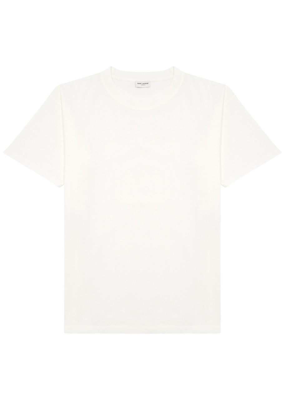 Saint Laurent Cotton T-shirt - Off White - S