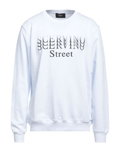 Scervino Man Sweatshirt White Size XL Cotton
