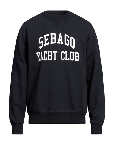 Sebago Docksides Man Sweatshirt Navy blue Size L Cotton