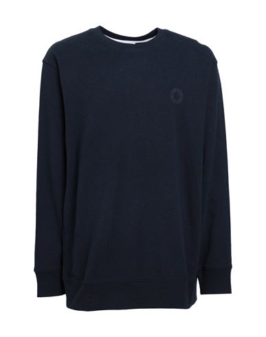Selected Homme Man Sweatshirt Midnight blue Size XXL Recycled cotton, EcoVero viscose