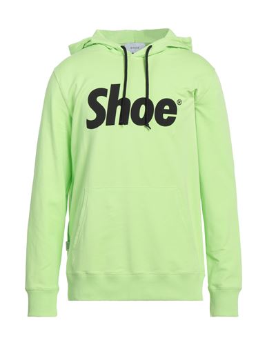 Shoe Man Sweatshirt Acid green Size M Cotton, Elastane