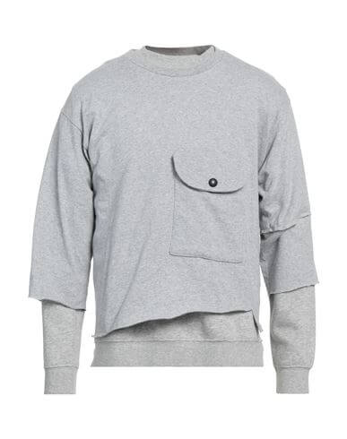 Soup To Nuts Man Sweatshirt Grey Size M Cotton, Polyester