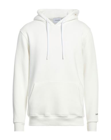 Superculture Clothing Man Sweatshirt White Size XL Polyester, Cotton