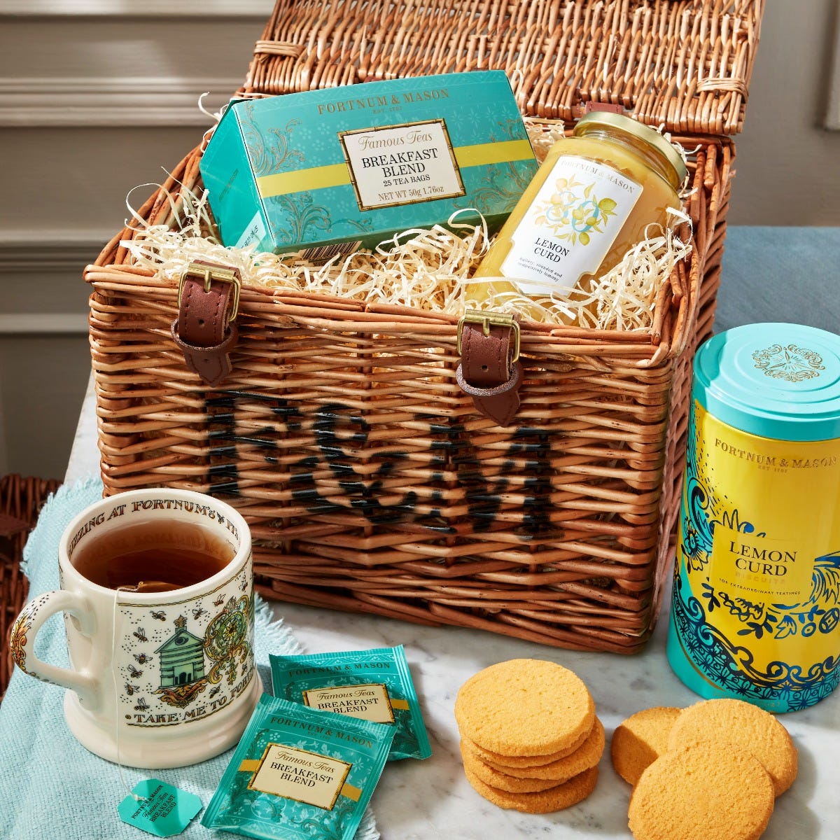 The Take Me to Hamper, Biscuits, Teas, Fortnum & Mason