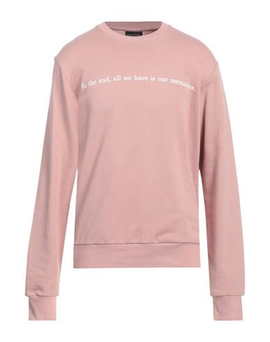 Throwback. Man Sweatshirt Pink Size S Cotton