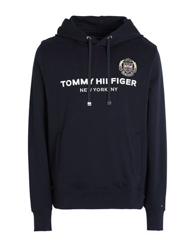 Tommy Hilfiger Man Sweatshirt Midnight blue Size S Cotton