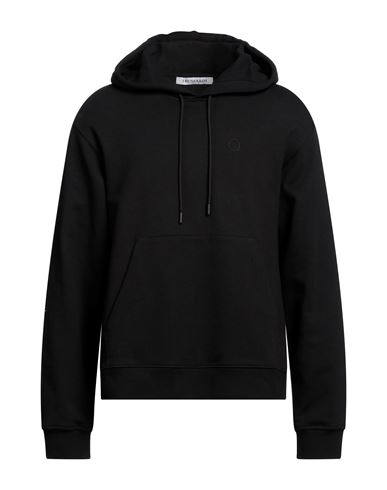 Trussardi Man Sweatshirt Black Size L Cotton