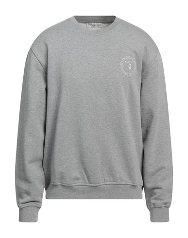 Trussardi Man Sweatshirt Grey Size XL Cotton