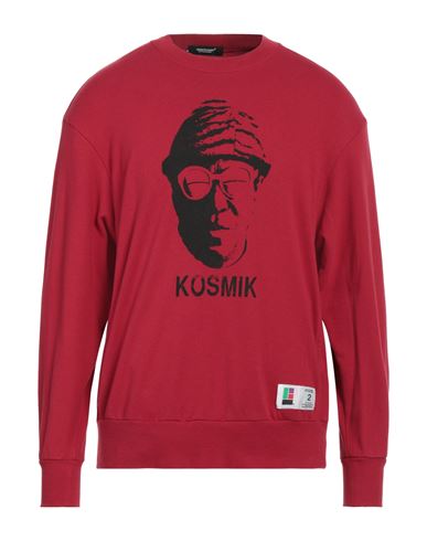 Undercover Man Sweatshirt Red Size 3 Cotton, Polyurethane