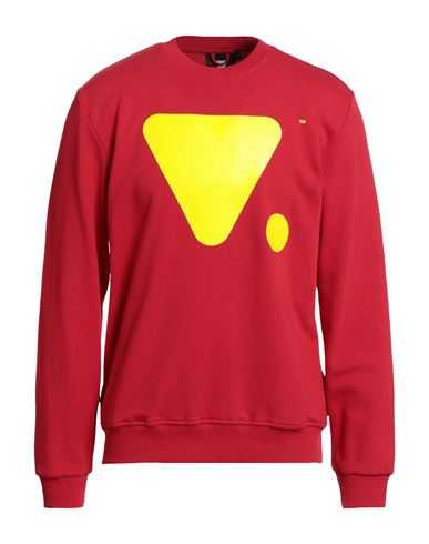 Valvola. Man Sweatshirt Red Size XS Cotton