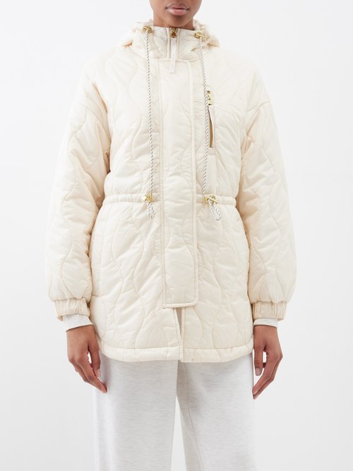 Varley - Caitlin Quilted-shell Jacket - Womens - Ecru