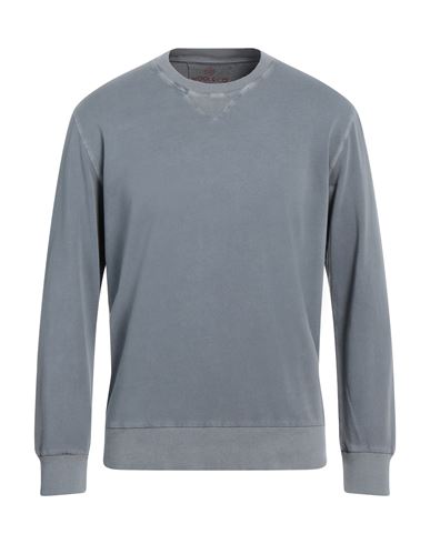 Wool & Co Man Sweatshirt Grey Size L Organic cotton, Elastane
