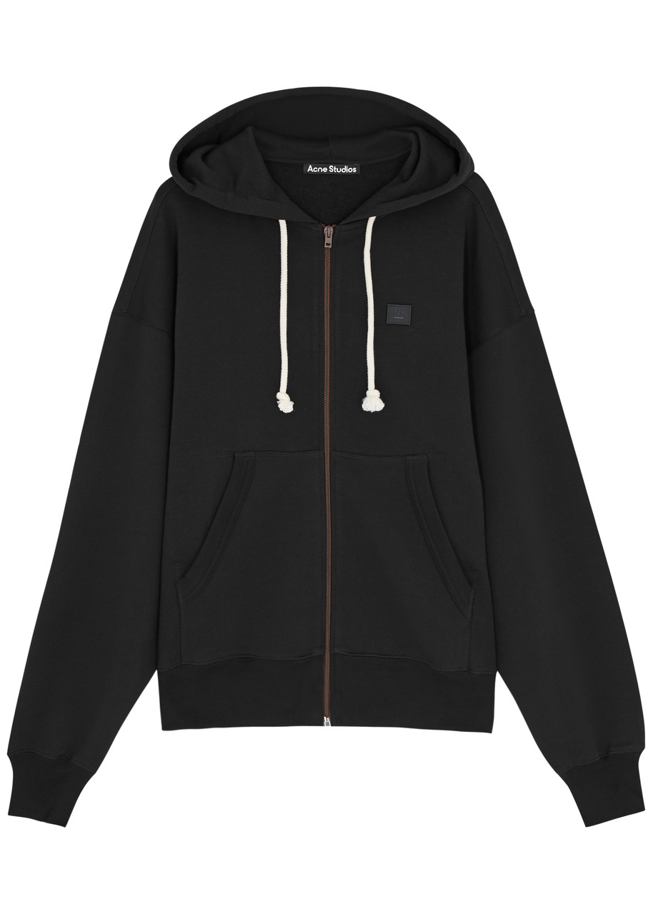Acne Studios Hooded Cotton Sweatshirt - Black - XS (UK6 / XS)