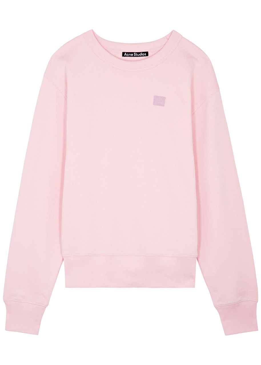 Acne Studios Logo-embroidered Cotton Sweatshirt - Light Pink - XS (UK6 / XS)
