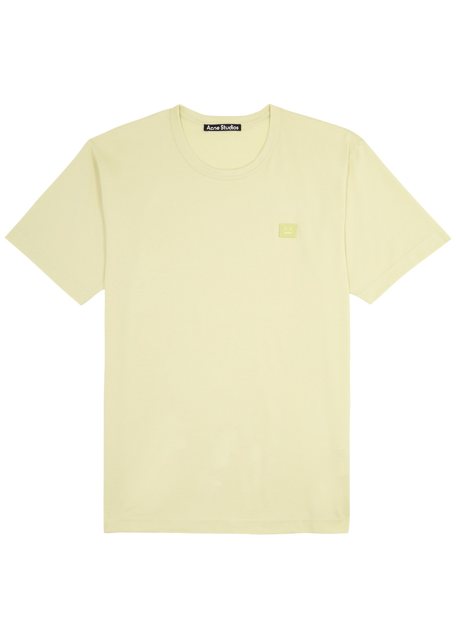 Acne Studios Nash Logo Cotton T-shirt - Light Green