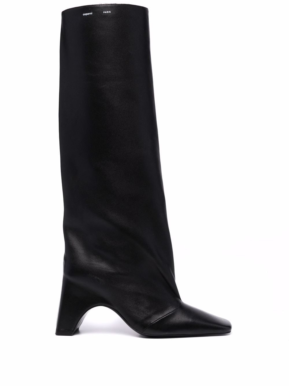 Coperni square-toe boots - Black