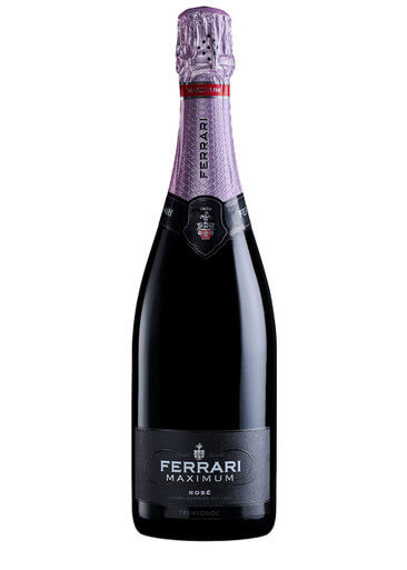 Ferrari Maximum Rose Trentodoc Sparkling Wine NV, Sparkling Wine, Silk Sparkling Wine