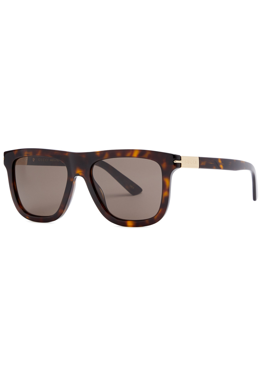Gucci D-frame Sunglasses - Brown Havana