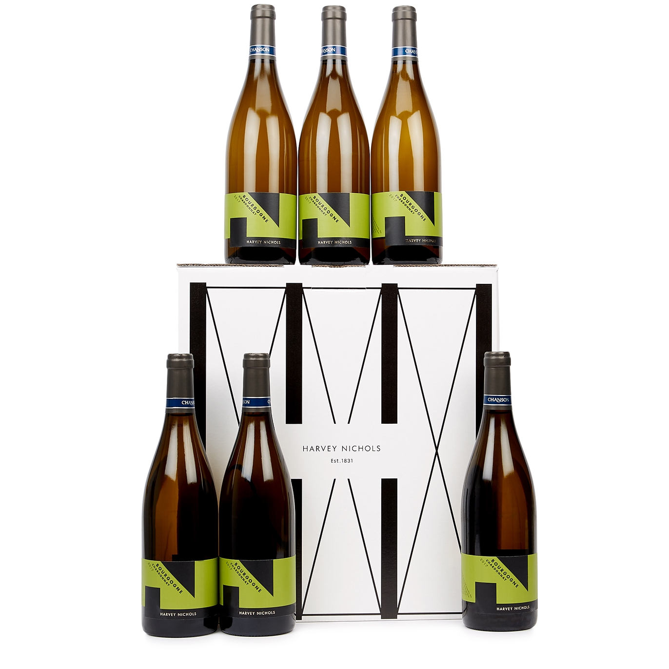 Harvey Nichols Bourgogne Chardonnay Case, Luxury Hamper, Case of Six White Wine