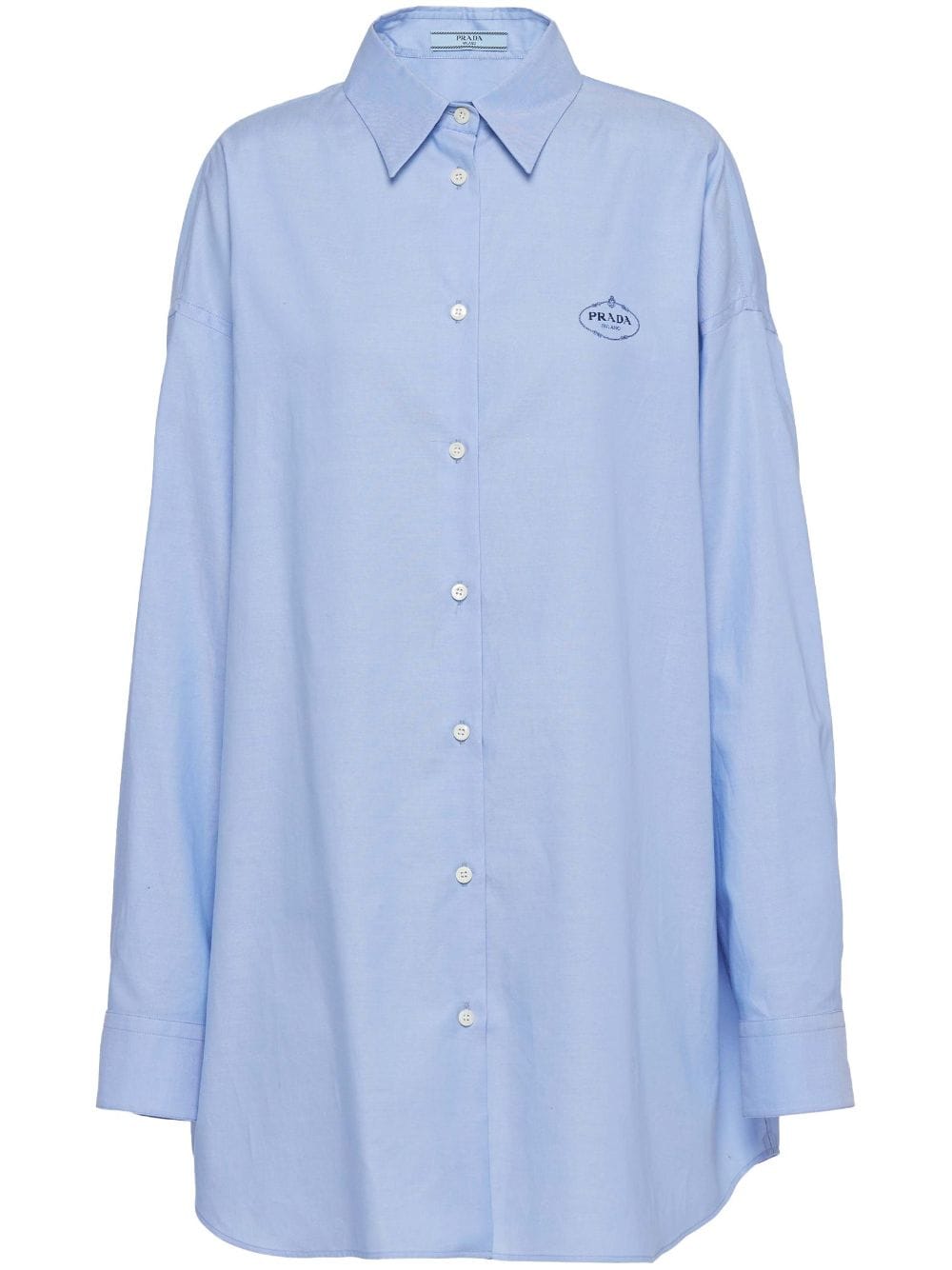 Prada Oxford cotton shirtdress - Blue