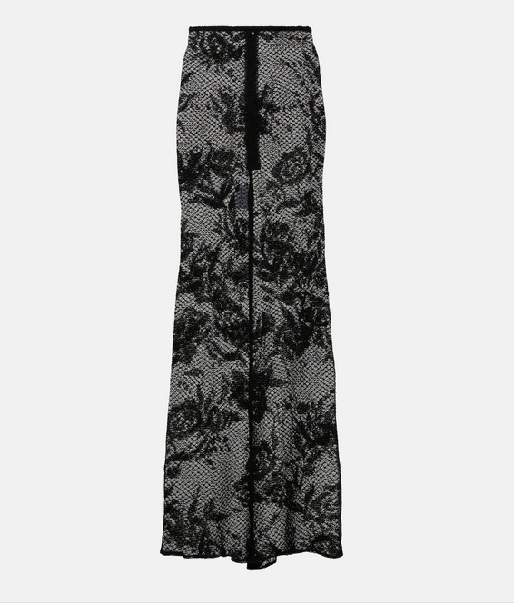 Alaïa Floral mesh maxi skirt £ 1,490