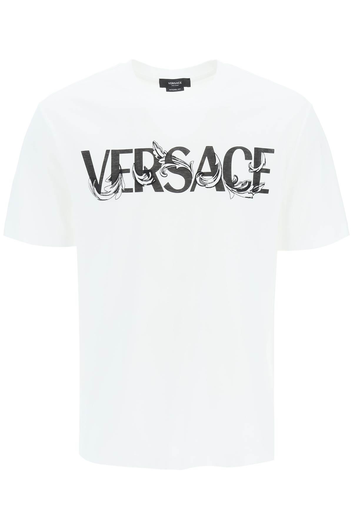 VERSACE Cotton logo t-shirt
