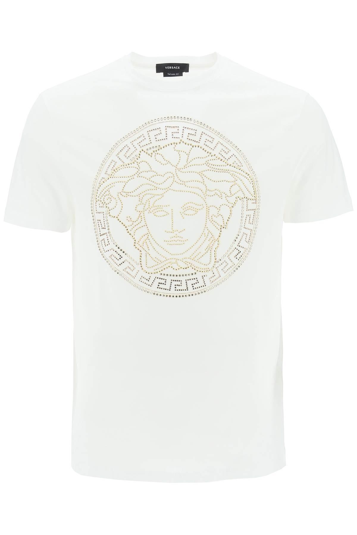 VERSACE Medusa-studded Taylor fit T-shirt