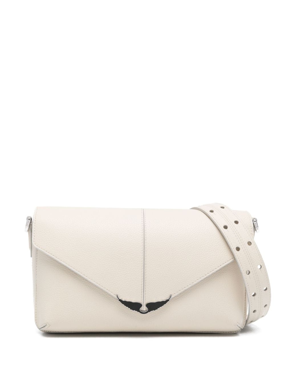 Zadig&Voltaire Borderline Daily grained clutch bag - White