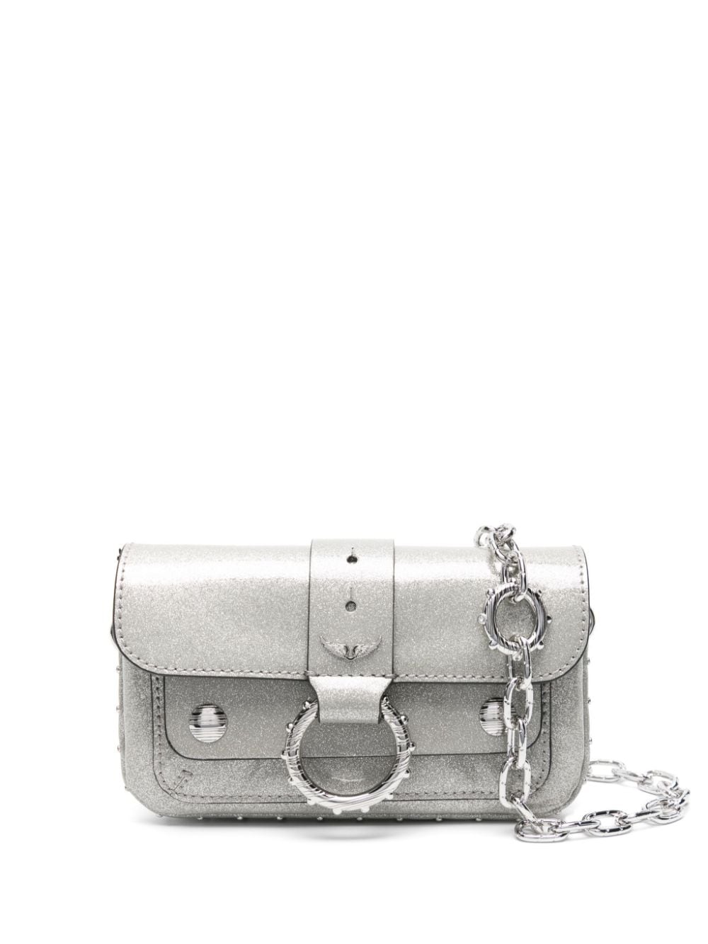 Zadig&Voltaire Kate Wallet Infinity shoulder bag - Silver