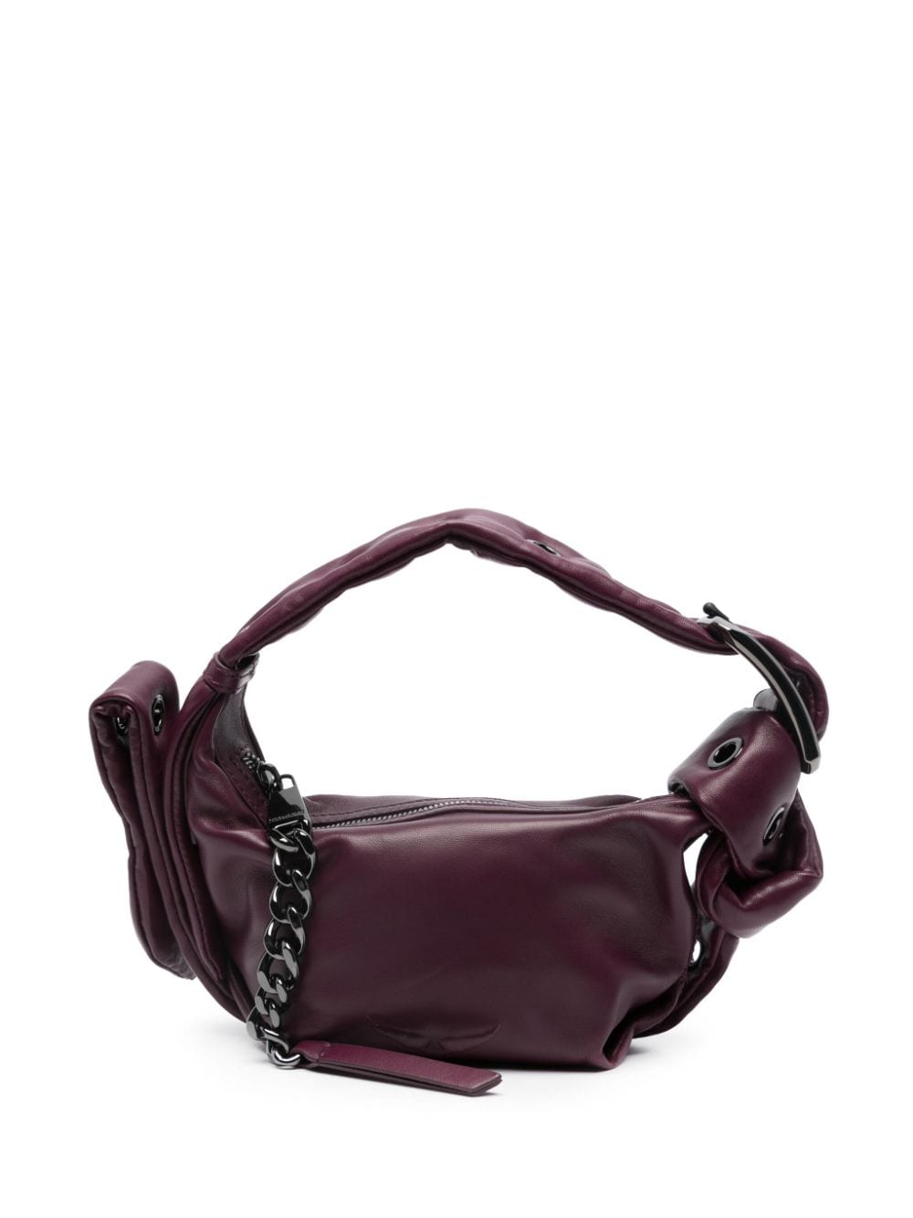 Zadig&Voltaire Le Cecilia leather mini bag - Purple