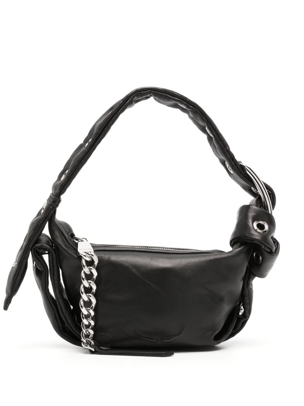 Zadig&Voltaire Le Cecilia leather shoulder bag - Black