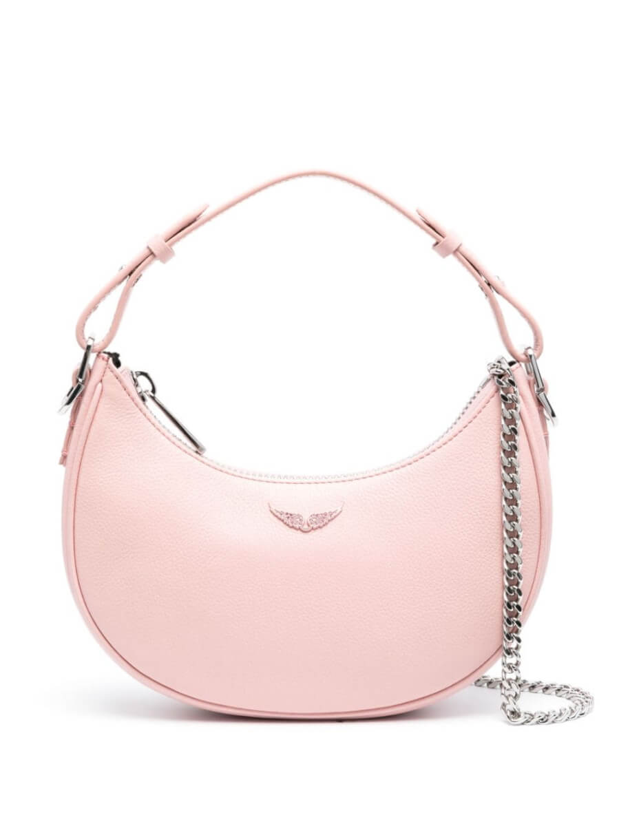 Zadig&Voltaire Moonrock leather tote bag - Pink