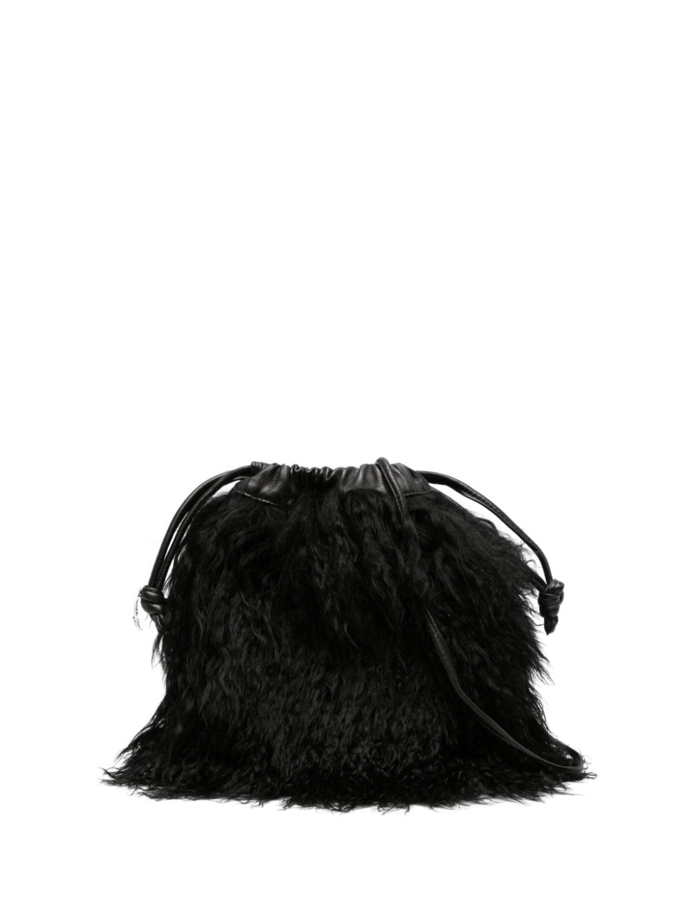Zadig&Voltaire Rock To Go Frenzy shearling bucket bag - Black