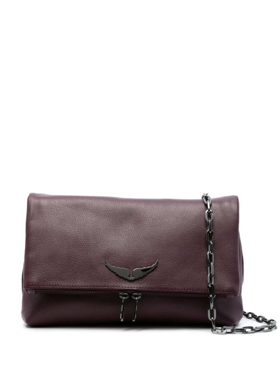 Zadig&Voltaire Rocky leather crossbody bag - Purple