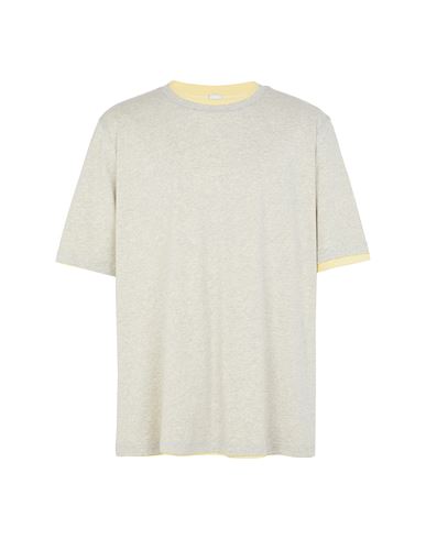 8 By Yoox Organic Cotton Reversible Oversize T-shirt Man T-shirt Light yellow Size M Organic cotton