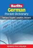 Berlitz Pocket Dictionary German (Bilingual dictionary)