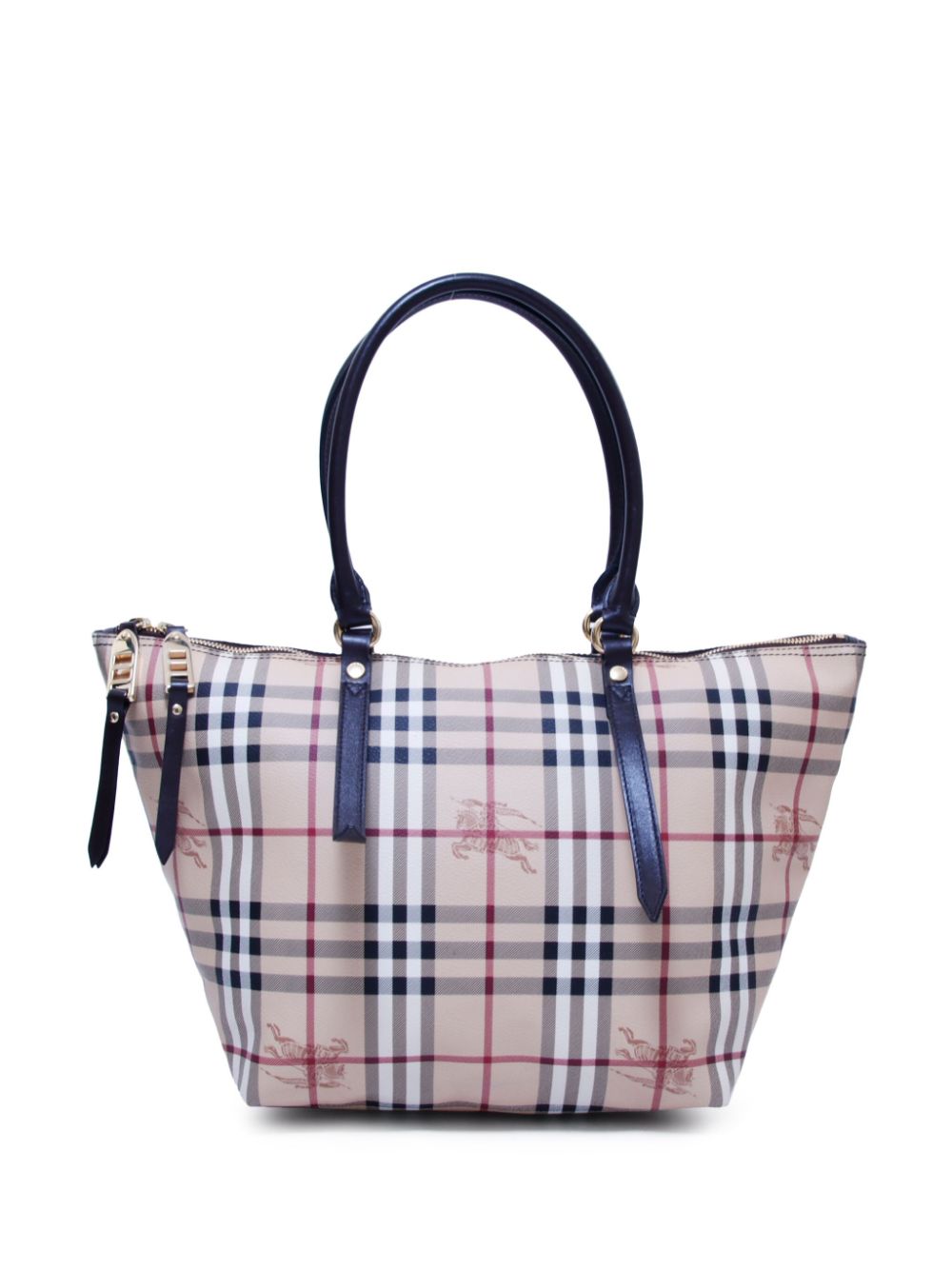 Burberry Pre-Owned Haymarket Check tote bag - Neutrals