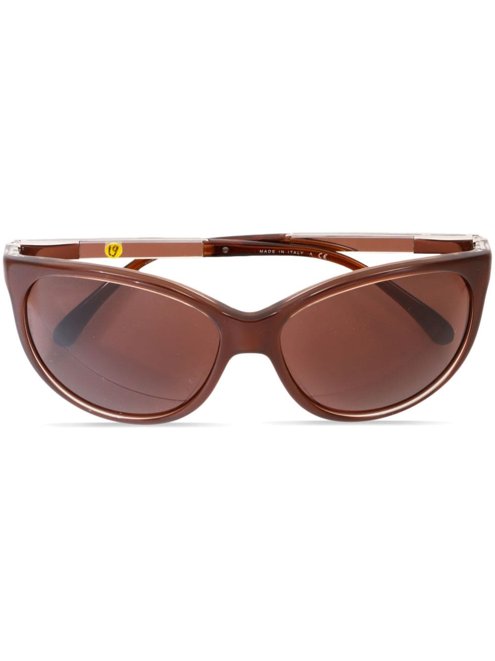 CHANEL Pre-Owned 2010s cat-eye sunglasses - Brown