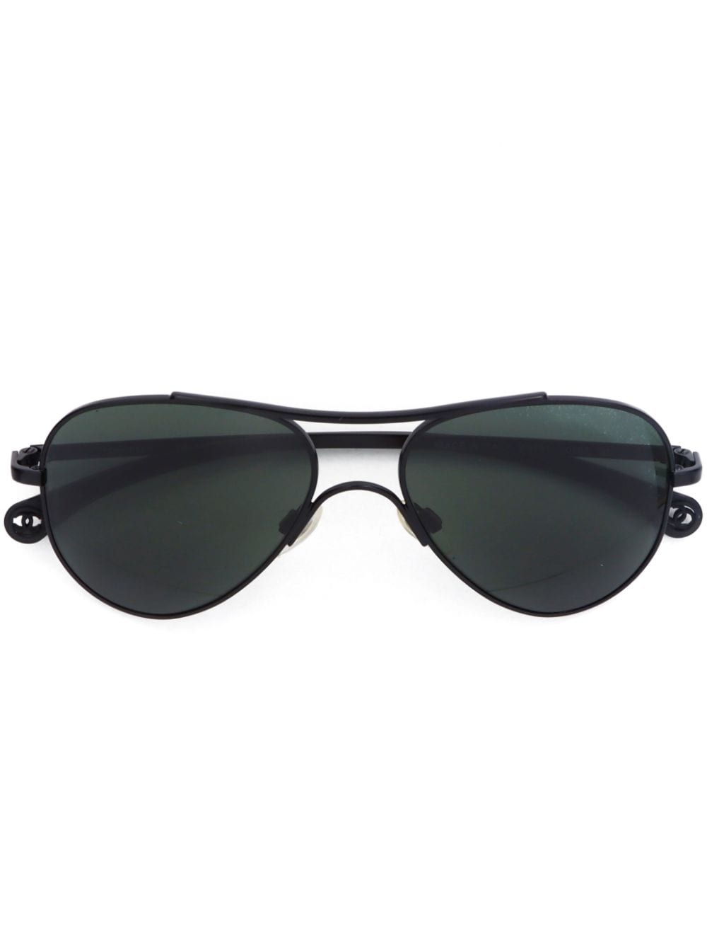 CHANEL Pre-Owned pilot-frame sunglasses - Black