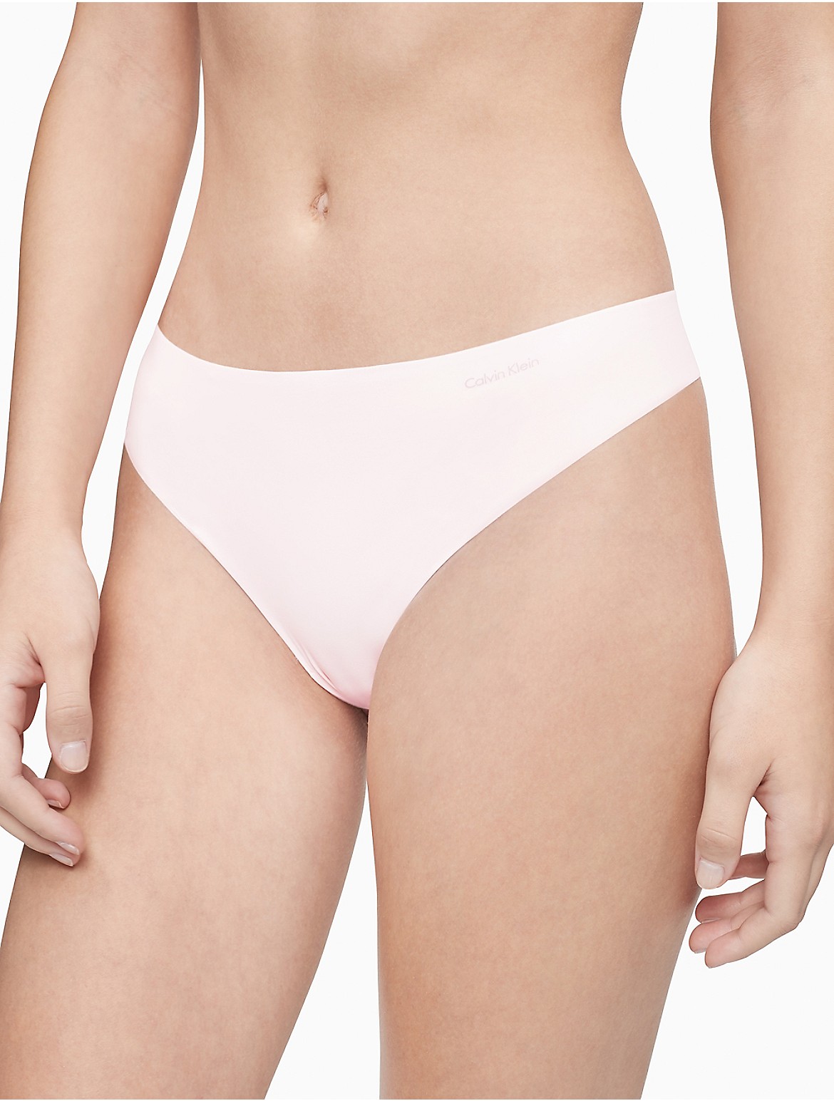 Calvin Klein Women's Invisibles Thong - Pink - XS