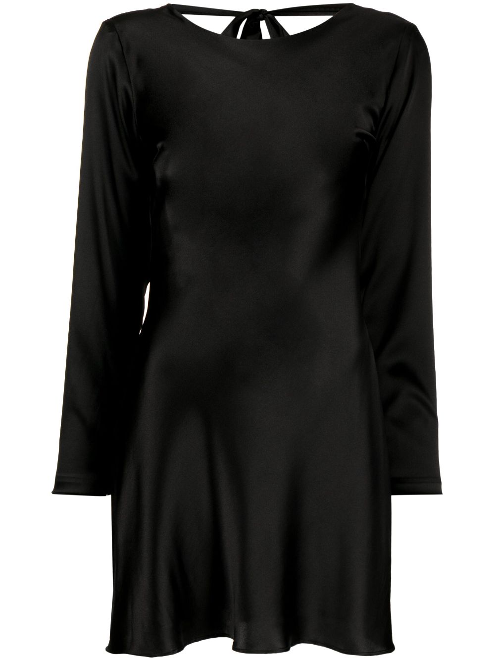 Cynthia Rowley scoop-back long-sleeve minidress - Black