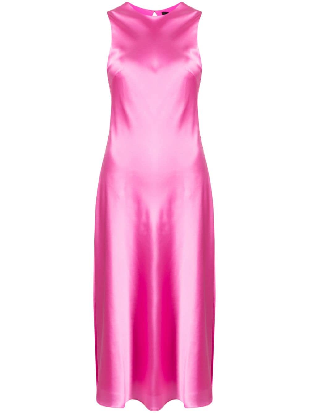 Cynthia Rowley sleeveless flared-skirt silk dress - Pink