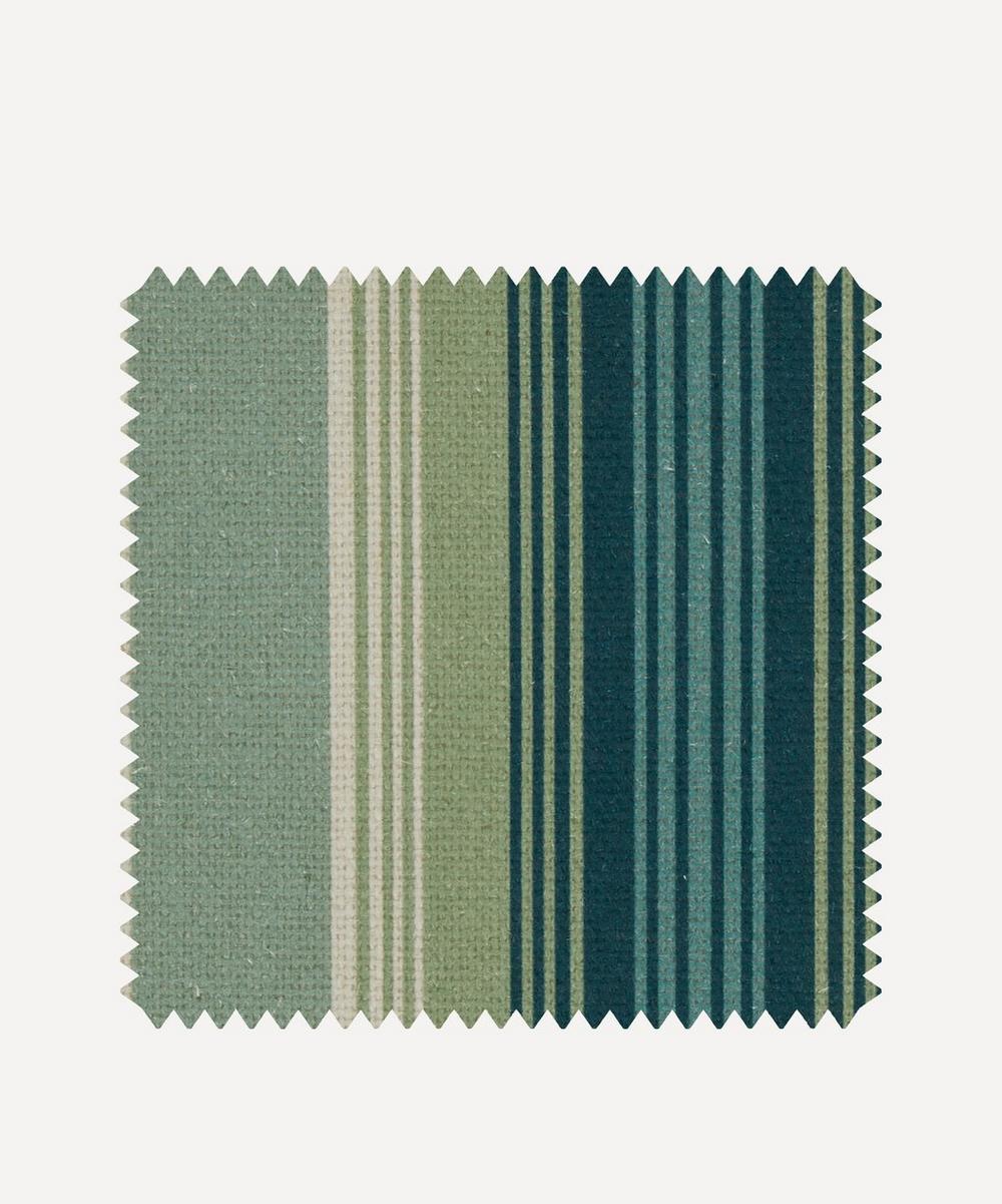 Fabric Swatch - Art Stripe Linen in Jade Liberty Fabrics