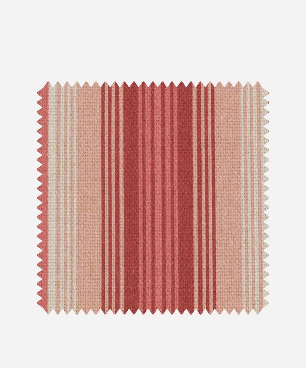 Fabric Swatch - Art Stripe Linen in Lacquer Liberty Fabrics