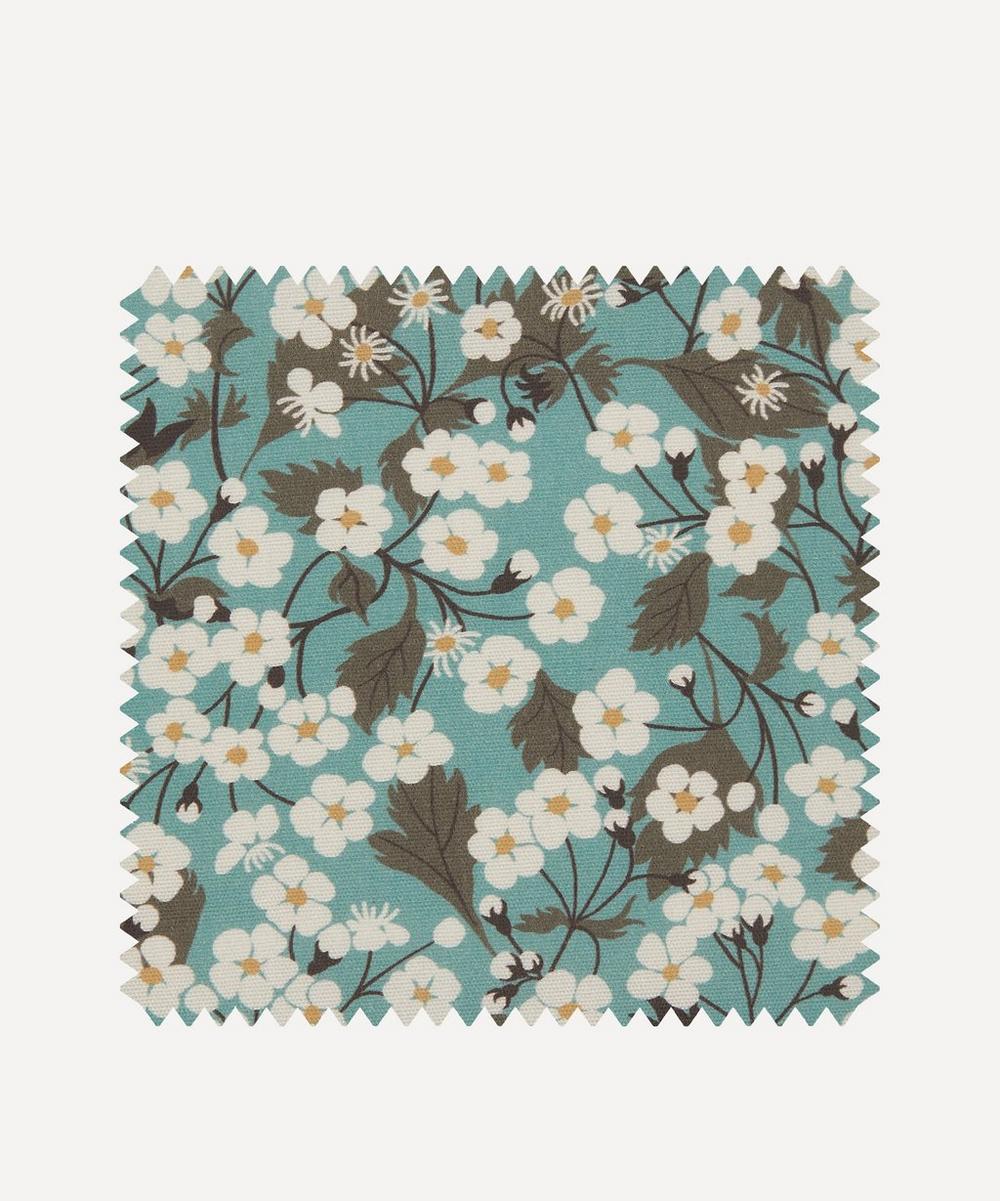Fabric Swatch - Mitsi Blossom Cotton in Robins Egg Liberty Fabrics