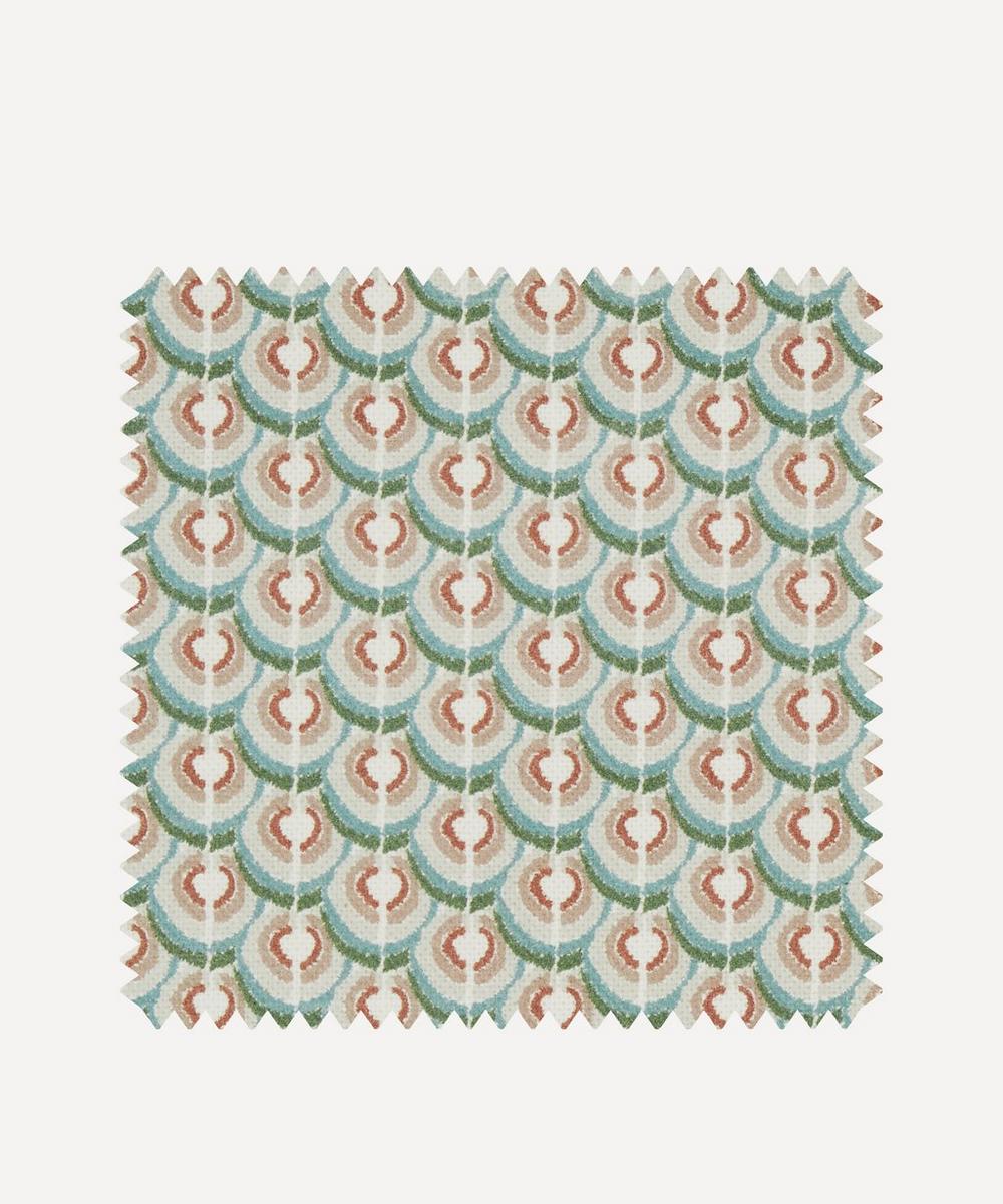 Fabric Swatch - Scallop Spot Cotton in Robins Egg Liberty Fabrics