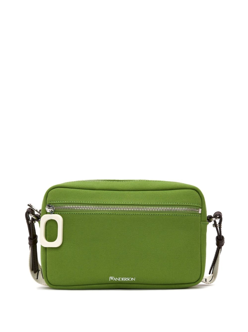 JW Anderson JWA-puller cotton crossbody bag - Green