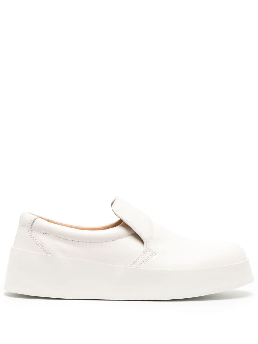 JW Anderson slip-on leather sneakers - White
